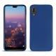 Huawei P20 leather cover - Bleu Océan PU