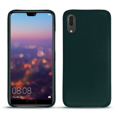 レザーケース Huawei P20Vert séduisant ( Pantone #1d3c34 ) 