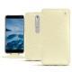 Housse cuir Nokia 6 (2018) - Ivoire ( Sleek P C12 - White ) 