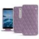 Custodia in pelle Nokia 6 (2018) - Lilas - Couture ( Nappa - Pantone 2645U ) 