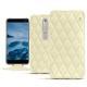 Housse cuir Nokia 6 (2018) - Ivoire - Couture ( Sleek P C12 - White ) 