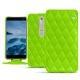 Funda de piel Nokia 6 (2018) - Vert fluo - Couture