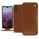 Huawei P20 Pro leather case - Marron ( Nappa - Pantone 1615C ) 