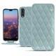 Housse cuir Huawei P20 Pro - Bleu ciel - Couture ( Nappa - Pantone 277C ) 