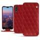 Custodia in pelle Huawei P20 Pro - Rouge - Couture ( Nappa - Pantone 199C ) 