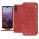 Housse cuir Huawei P20 Pro - Cerise vintage - Couture