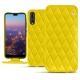 Huawei P20 Pro leather case - Jaune fluo - Couture