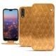 Housse cuir Huawei P20 Pro - Or Maïa - Couture