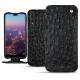 Funda de piel Huawei P20 Pro - Autruche nero