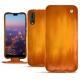 Housse cuir Huawei P20 Pro - Orange Patine