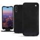 Housse cuir Huawei P20 Pro - Negre poudro