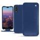 Housse cuir Huawei P20 Pro - Bleu frisson