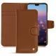 Huawei P20 Pro leather case - Marron ( Nappa - Pantone 1615C ) 