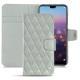 Custodia in pelle Huawei P20 Pro - Gris - Couture ( Nappa - Pantone W428C ) 