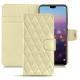Funda de piel Huawei P20 Pro - Beige - Couture ( Nappa - Pantone 7502C ) 