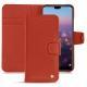Huawei P20 Pro leather case - Papaye ( Pantone 180C ) 