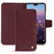 Housse cuir Huawei P20 Pro - Lie de vin ( Pantone 5115C ) 