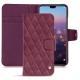 Capa em pele Huawei P20 Pro - Prune vintage - Couture