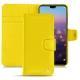 Funda de piel Huawei P20 Pro - Jaune fluo