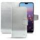 Huawei P20 Pro leather case - Platinium ( Pantone 877C ) 
