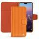Custodia in pelle Huawei P20 Pro - Abaca arancio