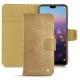Capa em pele Huawei P20 Pro - Serpent sabbia
