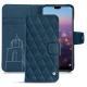 Huawei P20 Pro leather case - Blu mediterran - Couture
