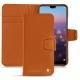 Housse cuir Huawei P20 Pro - Orange vibrant