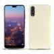 Huawei P20 Pro leather cover - Blanc (  Nappa - White ) 