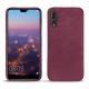 Coque cuir Huawei P20 Pro - Prune vintage ( Pantone 512C ) 