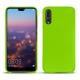 Huawei P20 Pro leather cover - Vert fluo