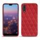 Capa em pele Huawei P20 Pro - Rouge troupelenc - Couture