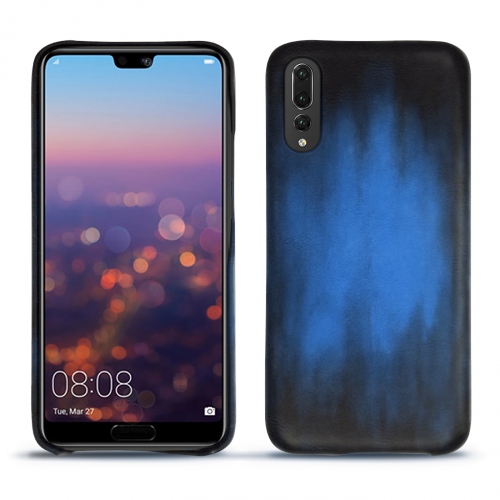 Lederschutzhülle Huawei P20 ProBleu Patine