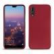 Huawei P20 Pro leather cover - Rouge passion