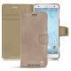 Housse cuir Sony Xperia XZ2 - Taupe vintage ( Pantone 7530C ) 
