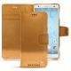 Sony Xperia XZ2 leather case - Or Maïa ( Pantone 871C ) 