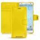 Sony Xperia XZ2 leather case - Jaune fluo