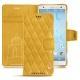 Sony Xperia XZ2 leather case - Jaune soulèu - Couture