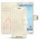Sony Xperia XZ2 leather case - Blanc escumo