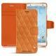 Housse cuir Sony Xperia XZ2 - Mandarine vintage - Couture