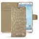 Housse cuir Sony Xperia XZ2 - Autruche desert