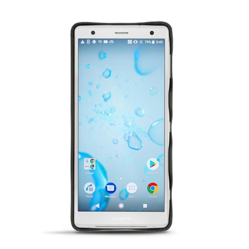 Capa em pele Sony Xperia XZ2 Capa em pele Sony Xperia XZ2