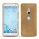 Custodia in pelle Sony Xperia XZ2 - Sable vintage ( Roughtcut - Gaucho#57254 ) 