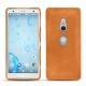 Capa em pele Sony Xperia XZ2 - Mandarine vintage ( Pantone 165C ) 