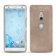 Capa em pele Sony Xperia XZ2 - Taupe vintage ( Pantone 7530C ) 
