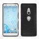 Coque cuir Sony Xperia XZ2 - Ebène ( Sleek P C12 - Black ) 
