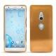 Coque cuir Sony Xperia XZ2 - Or Maïa ( Pantone 871C ) 