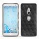 Capa em pele Sony Xperia XZ2 - Noir - Couture ( Nappa - Black ) 