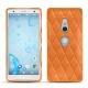 Funda de piel Sony Xperia XZ2 - Orange - Couture ( Nappa - Pantone 1495U ) 