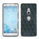 Funda de piel Sony Xperia XZ2 - Blu marino - Couture